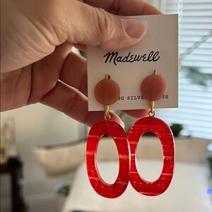 NWOT Madewell earrings